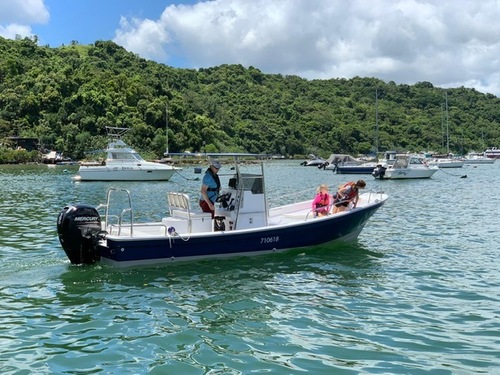 Liya 19ft fiberglass panga boat outboard fishing boats