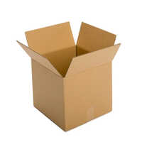 Storage Corrugated Box - Customizable Size And Shape Options | Durable Brown Design For Home Appliances