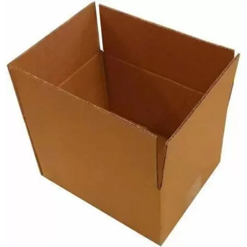 Brown Corrugated Cardboard Box