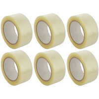 Printed Bopp Tape - 35m Roll, Transparent Single Sided Adhesive Quality