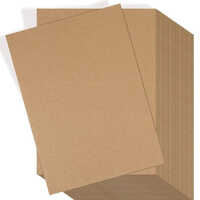 Brown Corrugated Sheet - Soft Material, 4x8 Feet | Brown Color, Ideal For Packaging And Crafting Applications