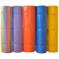 Hdpe Tarpaulin Roll - Pvc Material, Standard Design, Multicolored, Plain Tent Style | Durable, Versatile For Commercial Use And Outdoor Protection