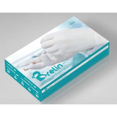 Rubber Hand Gloves - Medical Grade Latex, Sterilized and Powdered White | 1 Year Warranty, Disposable for Medical Use