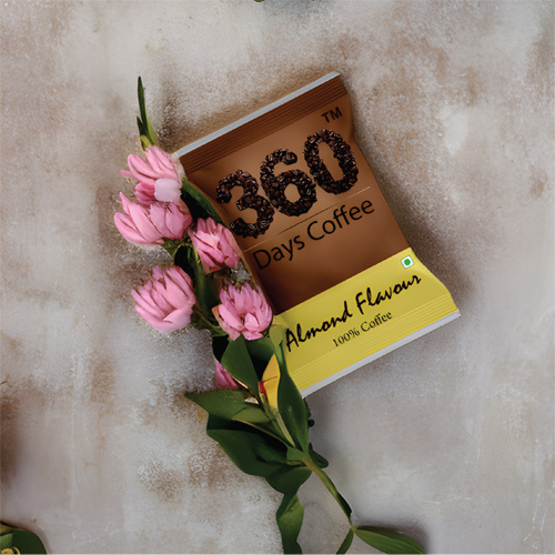 5 gms Almond Flavor Coffee Pouch
