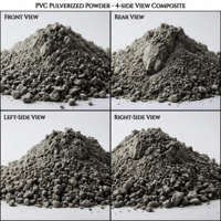 Pvc Pulverized Powder - Color: Grey
