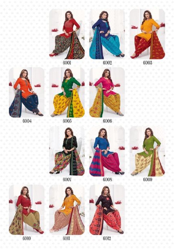SC Punjabi Patiyala Vol-6  Dress Material