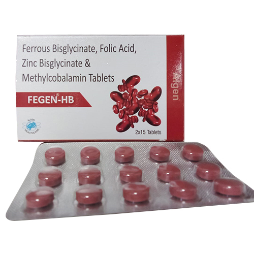 Ferrous Bisglycinate Folic Acid Zinc Bisglycinate Tablets
