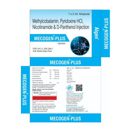 Liquid Methylcobalamin And D Panthenol Injection