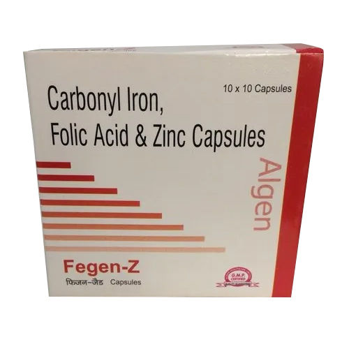 Carbonyl Iron Folic Acid And Zinc Capsules