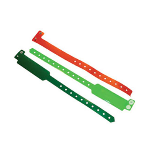 Green & Red Uhf Wristband Disposable