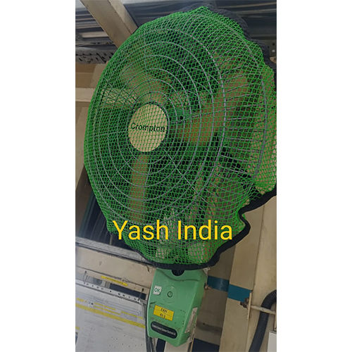 Wall Mounted Fan Safety Net Application: Warehouse