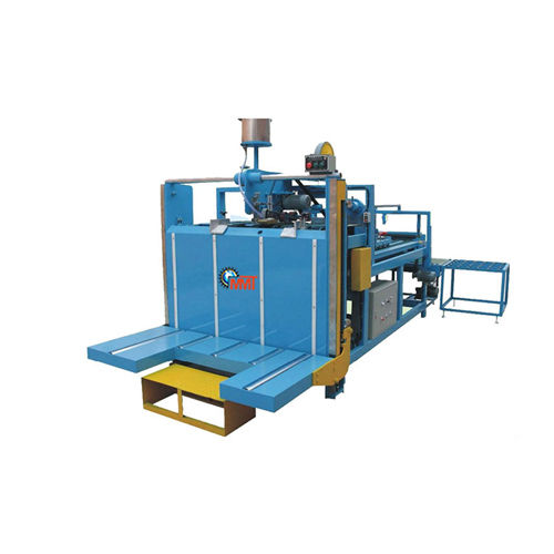 Blue Semi Auto Folder Gluer Machine