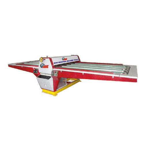 Red Flatbed Punching Machine