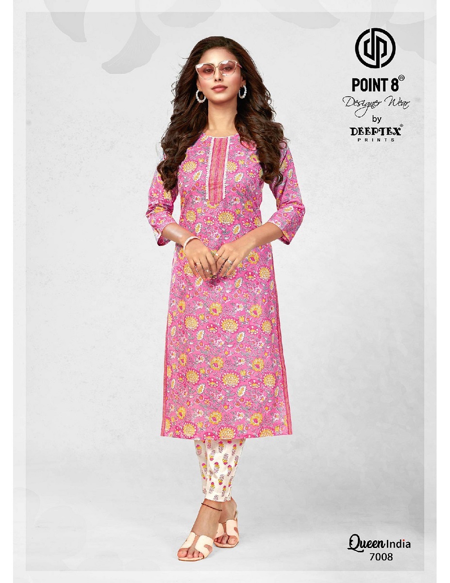 Deeptex Queen India Vol-7 -Kurti With Pant