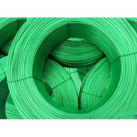 Green PVC Coated GI Wire - 90 Meter Length, 6 mm Thickness, Chain Link Mesh Style | Suitable for Food Industry, Durable Aluminum Material