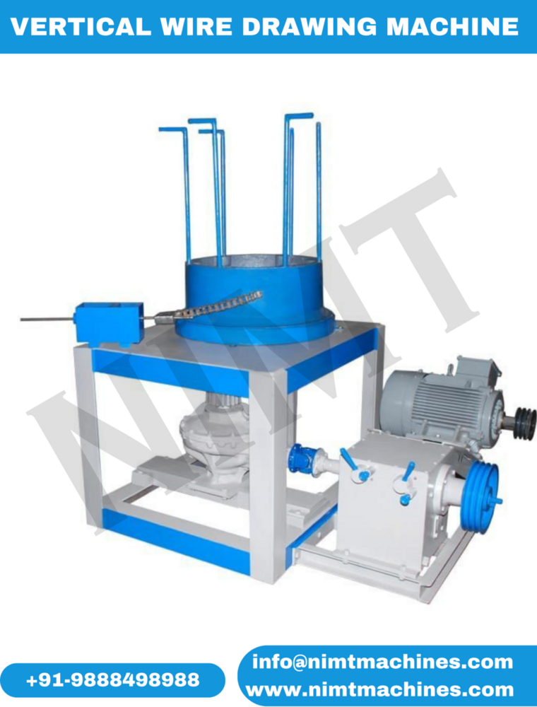 Vertical Wire Drawing Machine - 2-3 Ton/Day Capacity, 220-415 Volt Voltage | Industrial Grade, New Condition for Enhanced Performance