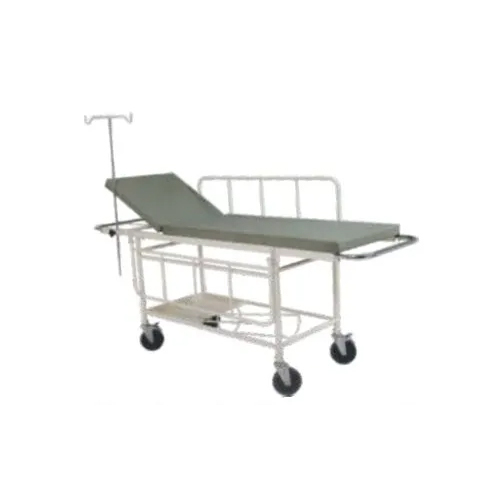 SMC-117 Patient Trolley With Fixed Cushioned 2 Section Top