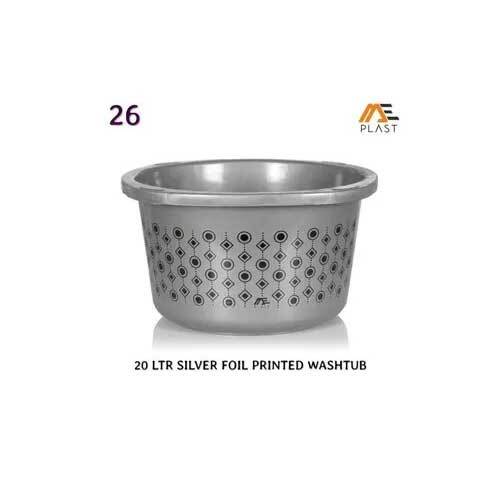 Silver Tub 20 Ltr