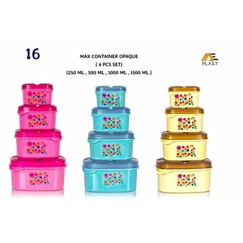 Plastic Square Food Container 4pcs set for 99sale