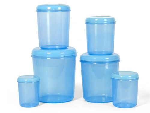 Plain Round Plastic Containers