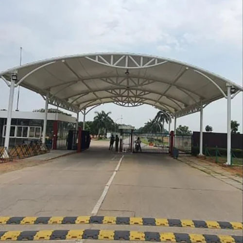 White Rooftop Modular Tensile Structure