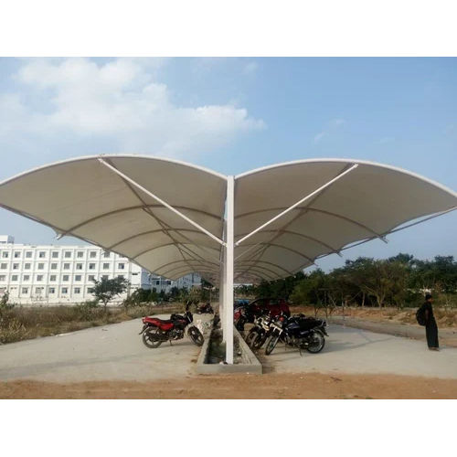 White Canopy Tensile Membrane Structure