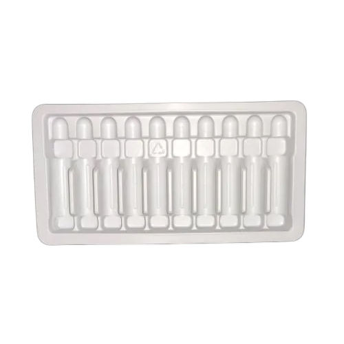 White Pharmaceutical Packaging Tray