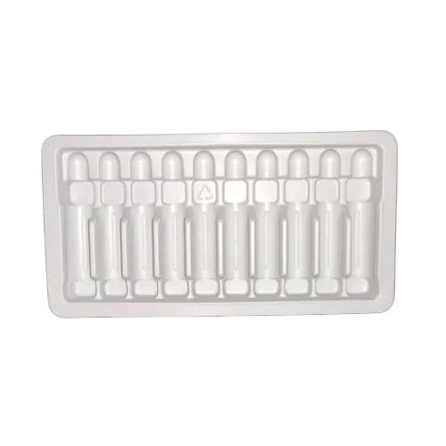 White Pharmaceutical Packaging Tray Hardness: Soft