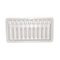 White Pharmaceutical Packaging Tray - Pp Material, Standard Size, Soft & Lightweight, Easy To Clean, Warranty Included, Durable Design