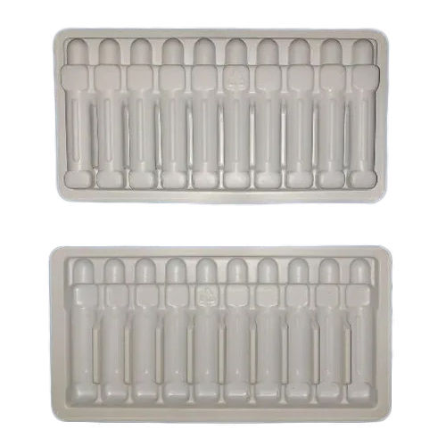 White Ampoule Packaging Tray