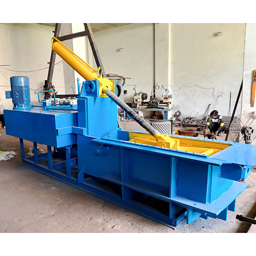 Paper Scrap Baling Press Machine - Color: Blue