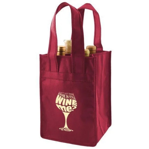 Non Woven Wi ne Bottle Carry Bag