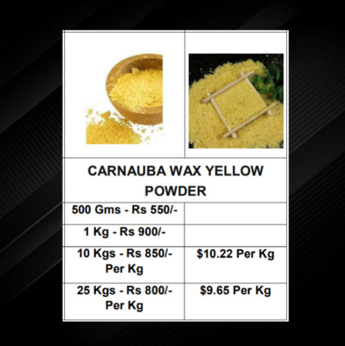 CARNAUBA WAX YELLOW  POWDER