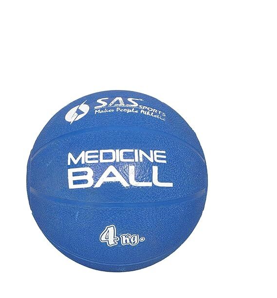 SAS SPORTS Agility Rubber Medicine Ball (4 KG)