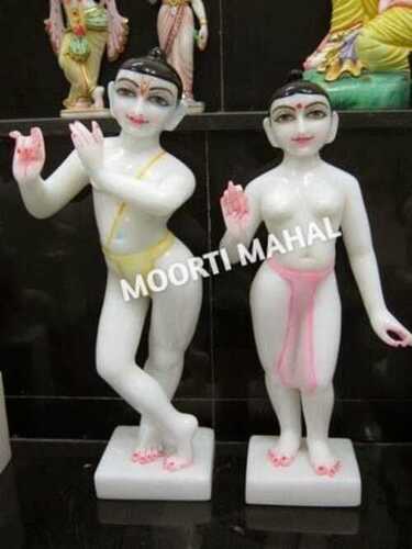 Iskcon Radha Krishna Marble Statue