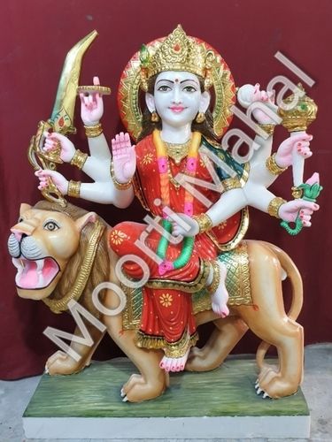 Durga Marble Moorti