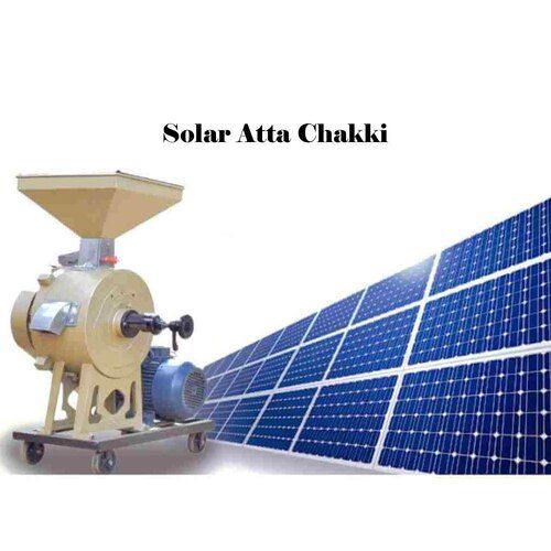 Solar Atta Chakki - Renewable Energy Powered, Eco-Friendly Grain Milling Machine for Efficient Processing