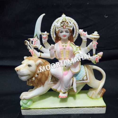 Makrana Marble Durga Mata Statue