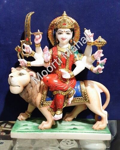 Marble Durga Maa Statue