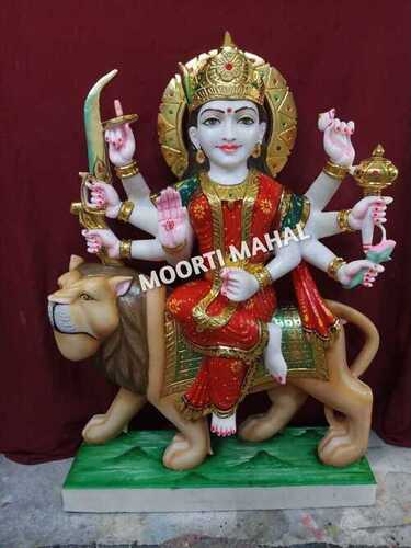 Marble Durga Mata Moorti