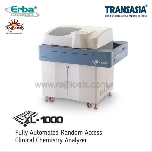 Transasia Xl 1000 Fully Automated Biochemistry Analyzer