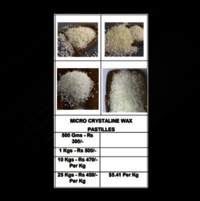 Microcrystalline Wax Pastilles - Mineral Wax, Flexible Texture, High Tensile Strength , Compatible With Oils & Waxes For Cosmetics Formulations