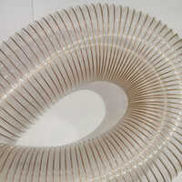 Pu Copper Coated Wire Pipe - Color: Transparent