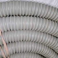Flexible Pvc Steel Wire Pipe - Color: Grey