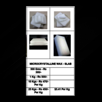 Microcrystalline Wax - Slabs With Fine Crystal Structure | Elastic, Dense, Moisture-proof, Versatile For Adhesives, Cosmetics, And Food Packaging