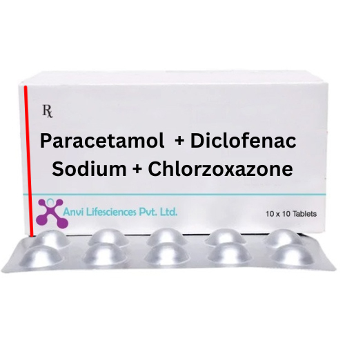 Paracetamol Diclofenac Sodium Chlorzoxazone General Medicines