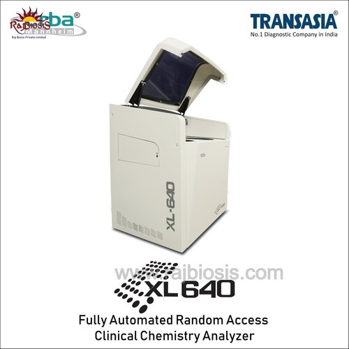 Transasia XL 640 Fully Automated Biochemistry Analyzer
