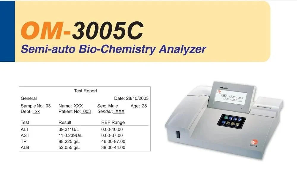 Oscar OM-3005C Auto Biochemistry Analyzer