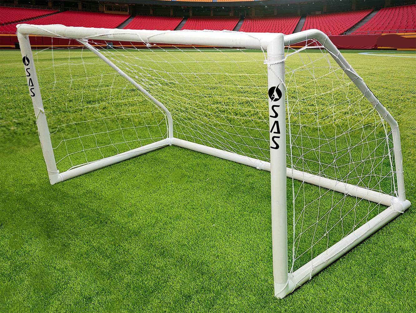 SAS SPORTS Football Goal Post PVC 8X4