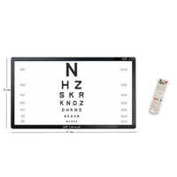 Pvc/plastic Visual Acuity Chart Led 18.5 Inches